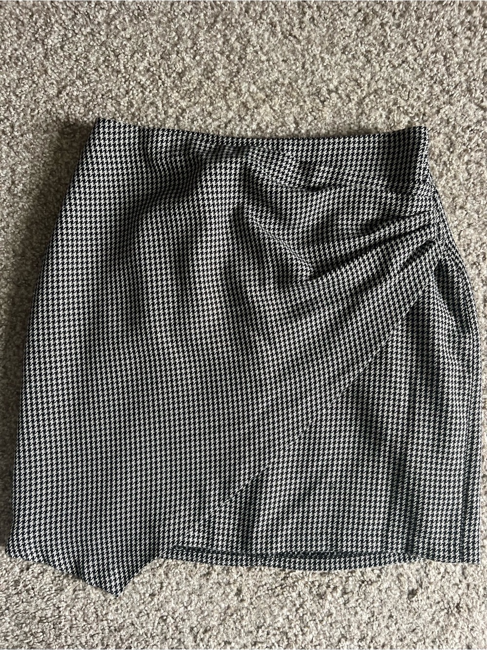 Nine West Black and White Houndstooth Pencil Skirt
